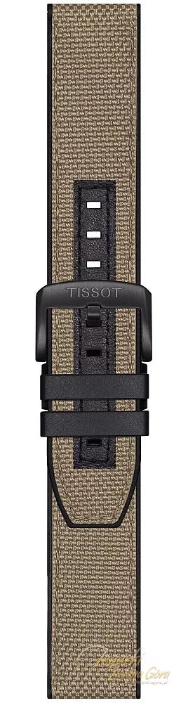 Tissot Supersport Chrono Black Dial Beige Nylon Strap Watch For Men - T125.617.37.051.01 Buy Now By Tissot