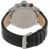 Tommy Hilfiger Trent Multifunction White Dial Black Leather Strap Watch for Men - 1791138 Buy Now By Tommy Hilfiger