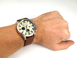 Tommy Hilfiger Jackson Multi-Function Silver Dial Brown Leather Strap Watch for Men - 1791239 Buy Now By Tommy Hilfiger