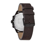 Tommy Hilfiger Chase Quartz Black Dial Brown Leather Strap Watch for Men - 1791577 Buy Now By Tommy Hilfiger