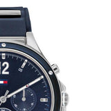 Tommy Hilfiger Eve Chronograph Quartz Blue Dial Blue Rubber Strap Watch For Women - 1782281 Buy Now By Tommy Hilfiger