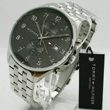 Tommy Hilfiger West Quartz Black Dial Silver Steel Strap Watch For Men - 1791707 Buy Now By Tommy Hilfiger