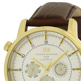 Tommy Hilfiger Harrison White Dial Brown Leather Strap Watch for Men - 1790874 Buy Now By Tommy Hilfiger