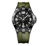 Tommy Hilfiger Drew Black Dial Green Rubber Strap Watch for Men - 1791065 Buy Now By Tommy Hilfiger