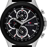 Tommy Hilfiger Clark Chronograph Black Dial Black Rubber Strap Watch For Men - 1792082 Buy Now By Tommy Hilfiger