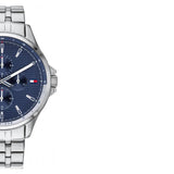 Tommy Hilfiger Shawn Multifunction Quartz Blue Dial Silver Steel Strap Watch for Men - 1791612 Buy Now By Tommy Hilfiger
