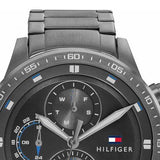 Tommy Hilfiger Trent Chronograph Grey Dial Grey Steel Strap Watch For Men - 1791806 Buy Now By Tommy Hilfiger