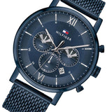 Tommy Hilfiger Evan Blue Dial Blue Mesh Bracelet Watch for Men - 1710397 Buy Now By Tommy Hilfiger