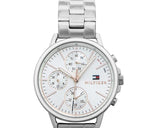 Tommy Hilfiger Carly White Dial Silver Stainless Steel Strap Watch for Women - 1781787 Buy Now By Tommy Hilfiger