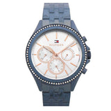 Tommy Hilfiger Ari Diamonds White Dial Blue Steel Strap Watch for Women - 1782003 Buy Now By Tommy Hilfiger
