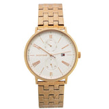 Tommy Hilfiger Jenna Quartz White Dial Rose Gold Steel Strap Watch for Women - 1782070 Buy Now By Tommy Hilfiger