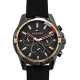 Tommy Hilfiger Mason Black Dial Black Rubber Strap Watch for Men - 1791792 Buy Now By Tommy Hilfiger