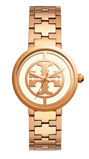 Tory Burch Reva Rose Gold Dial Rose Gold Steel Strap Watch for Women - TBW4028 Buy Now By Tory Burch