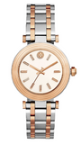 Tory Burch Classic T White Dial Two Tone Steel Strap Watch for Women - TBW9011 Buy Now By Tory Burch