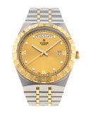Tudor Royal Automatic Diamonds Gold Dial Two Tone Steel Strap Watch for Men - M28603-0006 Buy Now By Tudor