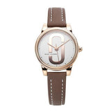 Marc Jacobs Corie White Dial Brown Leather Strap Watch for Women - MJ1581 Buy Now By Marc Jacobs