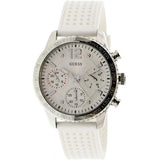Guess Marina Quartz White Dial White Rubber Strap Watch For Women - W1025L1 Buy Now By Guess