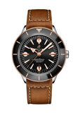 Breitling Superocean Heritage '57 Black Dial Brown Leather Strap Watch for Men - U10370121B1X1 Buy Now By Breitling