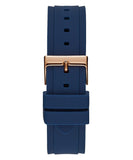 Guess Limelight Blue Dial Blue Silicone Strap Watch For Women - W1053L1 Buy Now By Guess