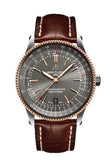 Breitling Navitimer Automatic 41 Grey Dial Brown Leather Strap Watch for Men - U17326121M1P1 Buy Now By Breitling