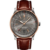 Breitling Navitimer Automatic 41 Grey Dial Brown Leather Strap Watch for Men - U17326121M1P1 Buy Now By Breitling