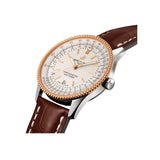 Breitling Navitimer Automatic 41mm White Dial Brown Leather Strap Mens Watch - U17326241G1P1 Buy Now By Breitling