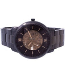 Fossil Neutra Automatic Skeleton Black Dial Black Steel Strap Watch for Men - ME3183 Buy Now By Fossil
