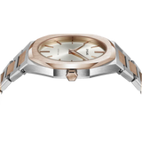 D1 Milano Ultra Thin Silver Dial Two Tone Strap Watch for Women - D1-UTBJ01 Authentic Buy Shop Now