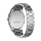 D1 Milano Ultra Thin Linen White Dial Silver Steel Strap Watch for Unisex - D1-UTBJ23 Authentic Buy Shop Now