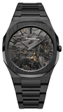D1 Milano Ultra Thin Two Tone Black Steel Strap Watch for Men - D1-UTBJ31 Authentic Buy Shop Now
