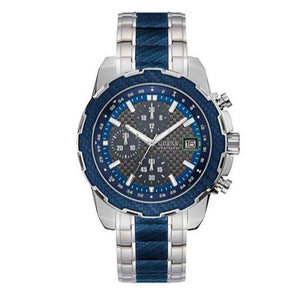 Guess Octane Chronograph Blue Dial Two Tone Steel Strap Watch for Men - W1046G2 Buy Now By Guess