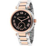 Michael Kors Skylar Black Dial Two Tone Steel Strap Watch for Women - MK5957 Buy Now By Michael Kors