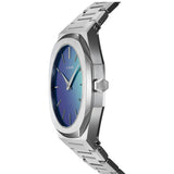D1 Milano Ultra Thin Chromo Purple Sync Dial Silver Steel Strap Watch for Women - D1-UTBJ43 Authentic Buy Shop Now