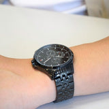 Tommy Hilfiger Shawn Quartz Black Dial Black Steel Strap Watch for Men - 1791611 Buy Now By Tommy Hilfiger