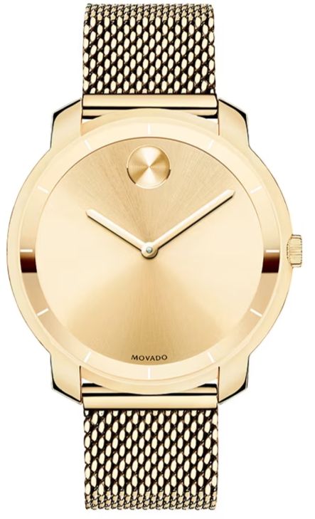 Movado Bold Gold Dial Gold Mesh Bracelet Watch for Women - 3600242 Buy Now By Movado