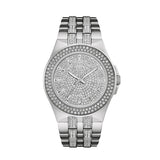 Bulova Crystal Pave Silver Dial Silver Steel Strap Watch for Men - 96B235 Buy Now By Bulova