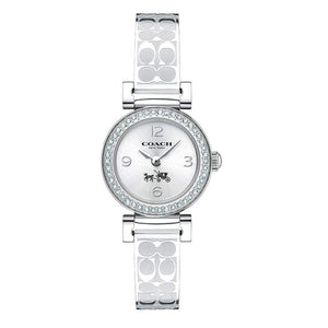 Coach Madison White Dial Silver Steel Strap Watch for Women - 14502201 Buy Now By Coach