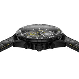 Tag Heuer Formula 1 Chronograph Senna Black Dial Black Leather Strap Watch for Men - CAZ101AJ.FC6487 Buy Now By Tag Heuer