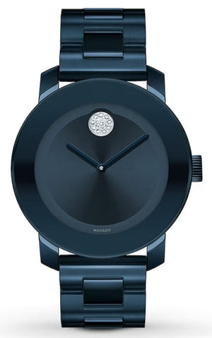 Movado Bold Blue Dial Blue Steel Strap Watch For Women - 3600388 Buy Now By Movado