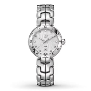 Tag Heuer Link Diamonds Mother of Pearl Dial Silver Steel Strap Watch for Women - WAT1411.BA0954 Buy Now By Tag Heuer
