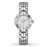 Tag Heuer Link Diamonds Mother of Pearl Dial Silver Steel Strap Watch for Women - WAT1411.BA0954 Buy Now By Tag Heuer