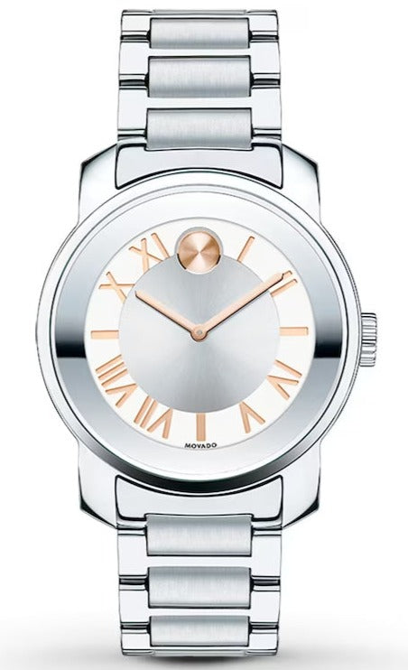 Movado Bold Silver Dial Silver Steel Strap Watch for Women - 3600244 Buy Now By Movado