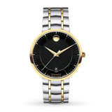 Movado 1881 Automatic Black Dial Two Tone Steel Strap Watch For Men - 0606916 Buy Now By Movado