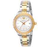 Versace Hellenyium Silver Dial Two Tone Steel Strap Watch for Women - V12030015 Buy Now By Versace