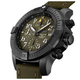 Breitling Avenger Chronograph 45mm Green Dial Green Nylon Strap Watch for Men - V13317101L1X1 Buy Now By Breitling
