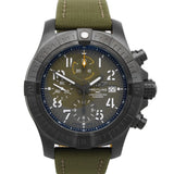Breitling Avenger Chronograph 45mm Green Dial Green Nylon Strap Watch for Men - V13317101L1X1 Buy Now By Breitling