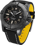 Breitling Avenger Automatic 45 Seawolf Night Mission Black Dial Black Nylon Strap Watch for Men - V17319101B1X1 Buy Now By Breitling