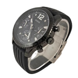 Guess Marina Chronograph Black Dial Black Rubber Strap Watch for Women - W1025L3 Buy Now By Guess