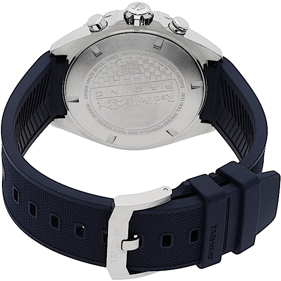 Tag Heuer Formula 1 Red Bull Racing Chronograph Blue Dial Blue Rubber Strap Watch for Men - CAZ101AL.FT8052 Buy Now By Tag Heuer