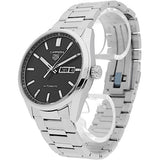 Tag Heuer Carrera Day Date Automatic Black Dial Silver Steel Strap Watch for Men - WBN2010.BA0640 Buy Now By Tag Heuer